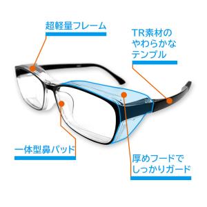 老眼鏡 花粉対策メガネ 保護 ゴーグル くもり...の詳細画像1