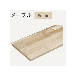 ウッドワン 無垢の木の収納 棚板 メープル無垢材 糸面（厚み20mm 長さ1820mm 奥行き250mm） クリア塗装 MTM1820H-D1I-B｜unimoku