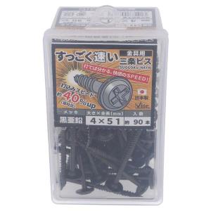 544-359 大里 90本入り オオサト 亜鉛黒すっごく速い三条金具ビス