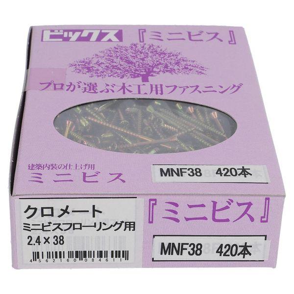 クロメート　ミニビスフローリング用　２．４Ｘ３８　入数４２０本入 55-742