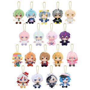 おぱんちゅうさぎ マスコット付ネックストラップ パープル