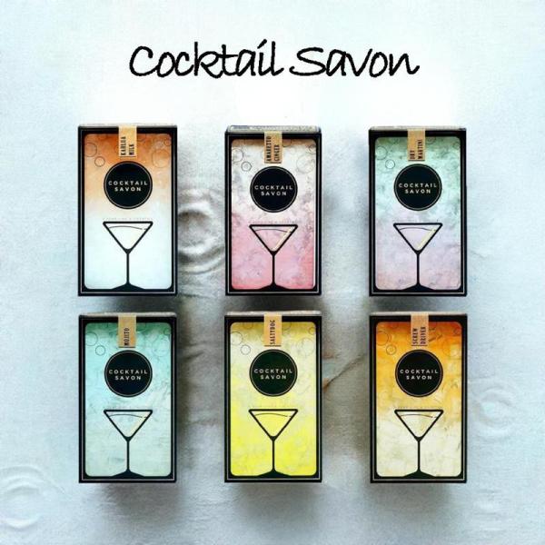 キャライノベイト COCKTAIL SAVON フレグランスソープ 石鹸 カクテル 香り 保湿 おし...