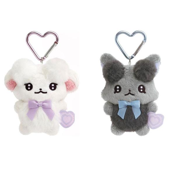ちあちあラムズ ぶらさげぬいぐるみ ちあちあラムズでびゅ〜 サンエックス ハート型カラビナ マスコッ...