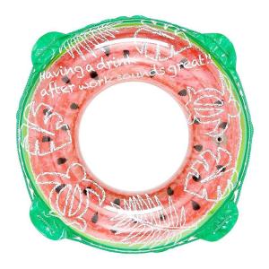 【段階的価格変動商品】イガラシ クレヨンホヌ ウキワ 70cm ロープ付き 子供用 かんたん空気栓 水遊び プール 夏 海 浮き輪 かわいい なないろ堂