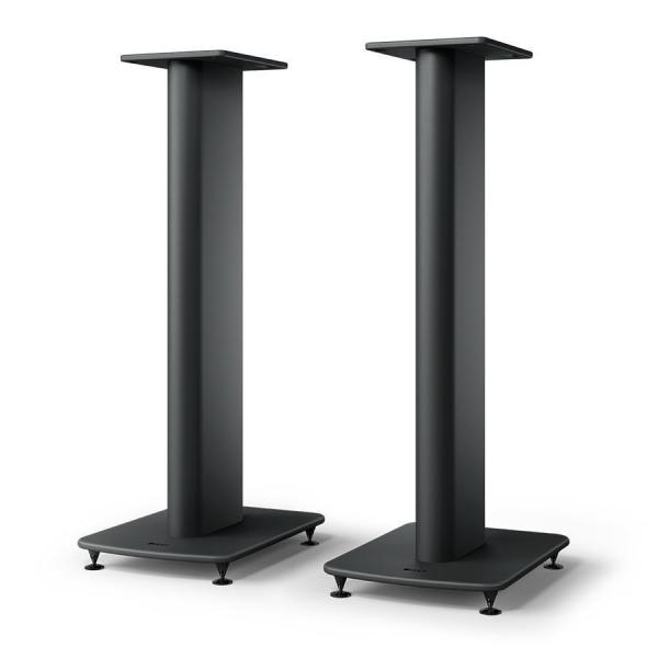 KEF ケーイーエフ S2 Floor Stand Carbon Black スピーカースタンド（ブ...