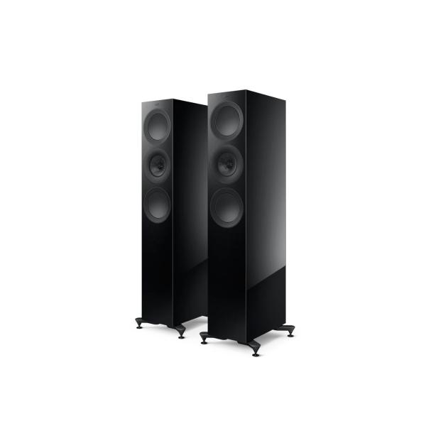 KEF ケーイーエフ　R7 Meta Black スピーカーシステム（ブラックグロス/ペア）［国内正...