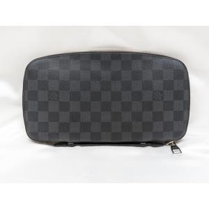 【LV】N48255 オーガナイザー・アトール トラベルケース 生産終了品☆ＡＢ品☆質屋 ユニオン本通店 LOUIS VUITTON ルイ・ヴィトン ダミエ・グラフィット LV】N48255 オーガナイザー・アトール トラベルケース 生産終了品