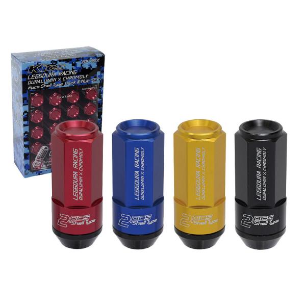 [KYO-EI]キックス レデューラレーシング シェルタイプ ホイールナット＆ロックセット(クローズ...