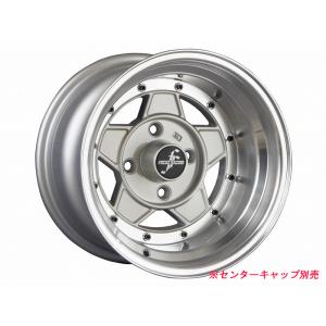 [コーリン]旧車 復刻版 フォーカスレーシングファイブ ホイール 14インチ［-25_1490_114.3-4H_シルバー］(2本セット)｜unionproduce