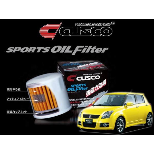 [CUSCO]ZC31S スイフトスポーツ用スポーツオイルフィルター(エレメント)【00B 001 ...