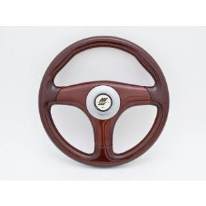 送料込み】PRONTO ウッドステアリング ハンドル ホーンキャップ付き