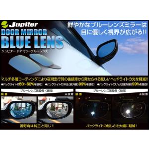 [Jupiter]ZRR80/85 ヴォクシー用防眩ブルーレンズドアミラー