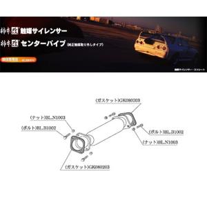 JIC フェアレディZ Z31系 触媒ストレート 触媒ストレートパイプ SPUNIC