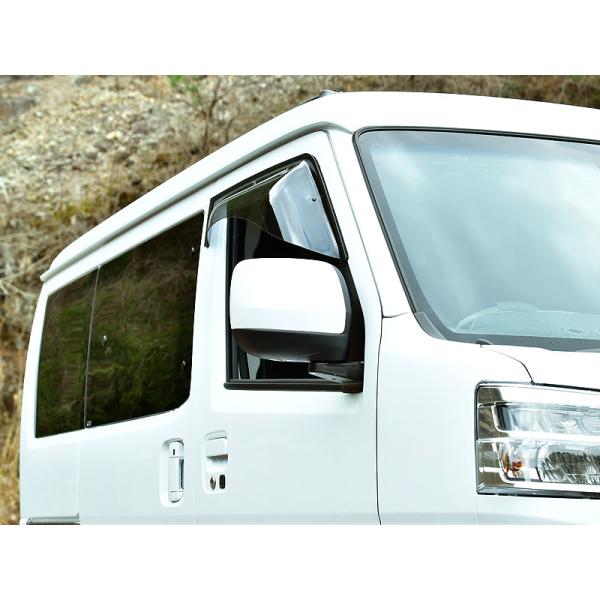 [OXバイザー]S700B_S710B サンバーバン(R4/1〜)フロント用大型ドアバイザー(スポー...