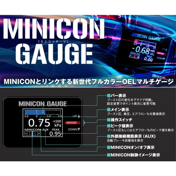 [シエクル×ミニコンゲージ]JG3_JG4 N-ONE_ターボ(R02/11 -)用フルカラーOEL...