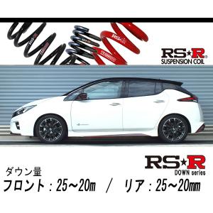 [RS-R_RS★R DOWN]ZE1 リーフ_ニスモ(2WD_EV_H30/7〜)用車検対応ダウンサス[N502D]｜unionproduce