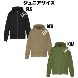 アスレタ athleta ジュニア スウェット ZIP パーカー 03377J トレーニングウェア フットサルウェア スポーツウェア 防寒｜unionspo