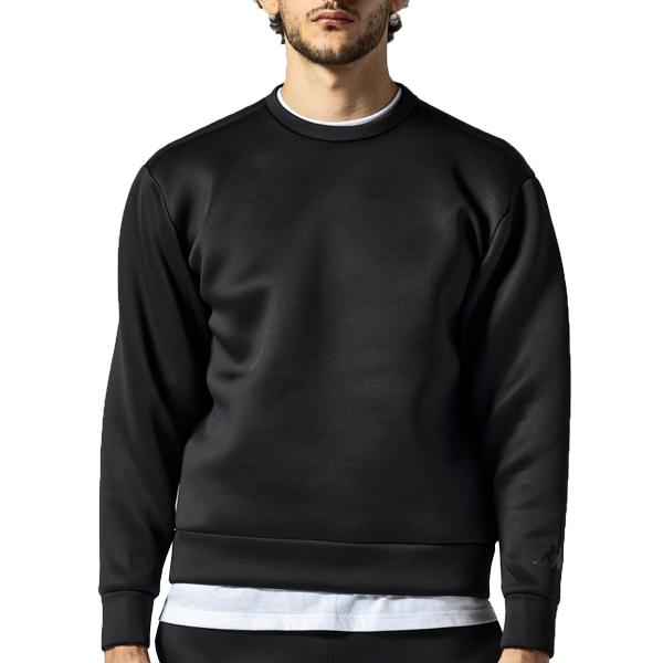 カッパ kappa SCUBA DOUBLE KNIT CREW NECK ブラック kpo2200...