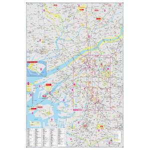 【両手で広げて見る大阪】市内広域図&で...の詳細画像3