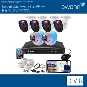 【カメラ6台未使用】Swann セキュリティカメラ 8台セット DVRレコーダー 楽天市場】Swann DVRシステム 4K セキュリティカメラ 6台 ＋8CH
