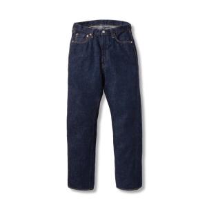 FULLCOUNT フルカウント No.0105 Wide Denim 定番ジーンズ ワンウォッシュ denim jeans デニムパンツ チェーンステッチ 裾上げ無料｜unique-jean