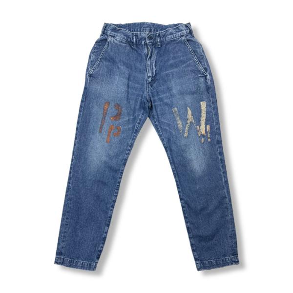 FULL COUNT フルカウント 1002-PWH Denim Tapered Trousers〔...