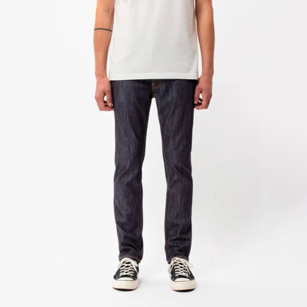 Lean Dean Dry Ecru Embo Nudie jeans ヌーディージーンズ メンズ ...