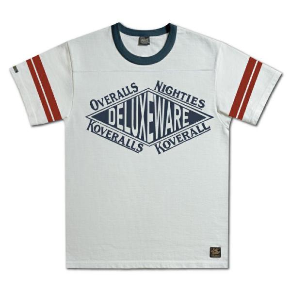 DELUXEWARE デラックスウエア BRGX-002 SQ.DELUXE フットボール Tシャツ...