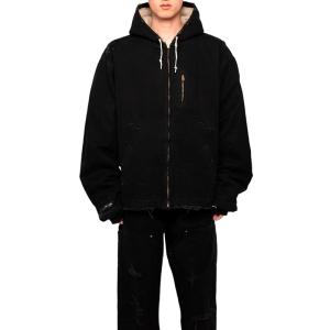 KAMIYA カミヤ G14BL033 BORO Duck Zip Parka イエロー メンズ