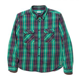 1.JELADO ジェラード ネルシャツ 10周年限定 サイズ15 美品 JELADO（ジェラード） JP02127 Union Workers Shirt Regular アボカド