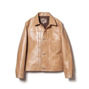 Y'2 LEATHER ECO HORSE TEA-CORE WWII TYPE JEAN JACKET サイズ：38 Y2