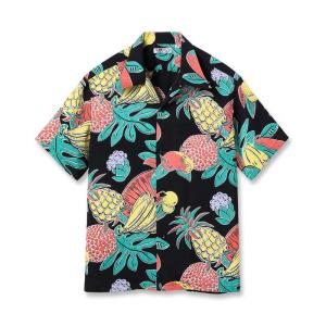 レーヨンアロハシャツ「HAWAIIAN HULA」 SUN SURF SS39411 サンサーフ