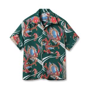 SUN SURF サンサーフ SHORT SLEEVE RAYON ALOHA SHIRT 