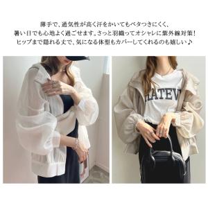 ラッシュガード レディース UVカット パーカ...の詳細画像5