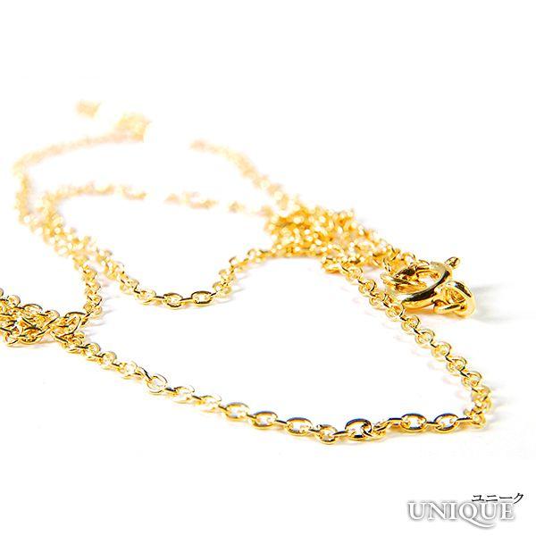 【30％OFF】　【ボヘミアン・ガーネット】　チェーン　（シルバー925使用　24Kゴールドコーティ...