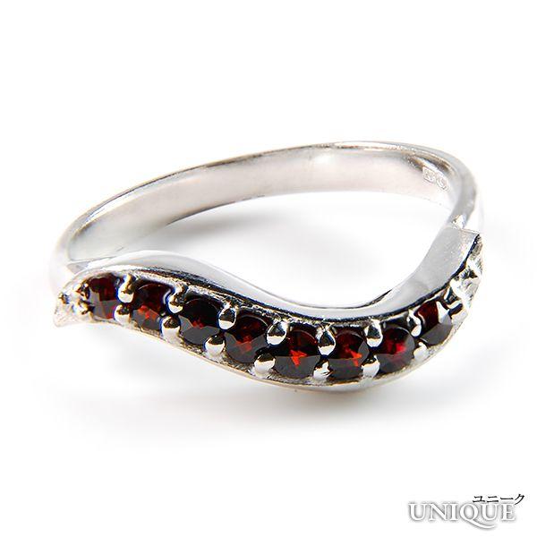 【30％OFF】　【ボヘミアン・ガーネット】　リング　（シルバー925使用） ★ BOHEMIAN ...