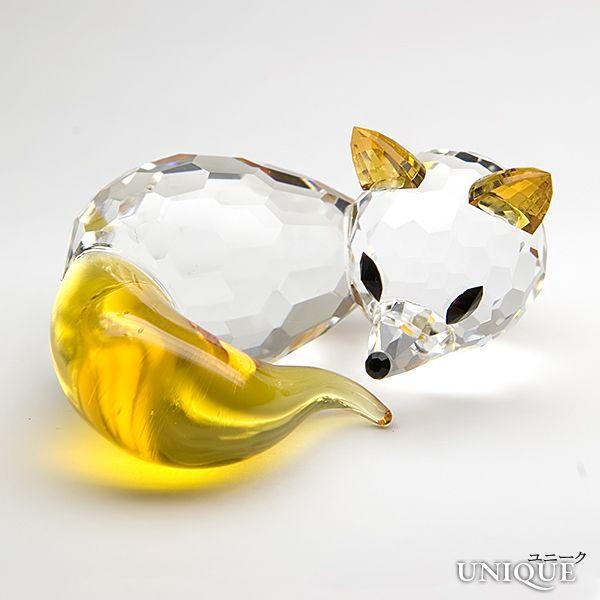 PRECIOSA　【プレシオサ】　クリスタルガラス　狐 ★ Sleeping Fox ★　【20％O...