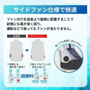 空調服(R) 半袖ブルゾン XE98033 ジ...の詳細画像4