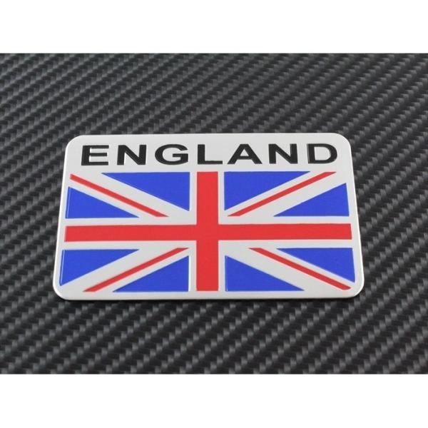 アルミ製 ユニオンジャック エンブレム 汎用 長方形タイプ 英国旗 ENGLAND イングランド 両...