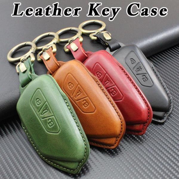 フォルクスワーゲン VW 本革 レザー キーケース キーカバー ゴルフ8 Golf8 Mk8 本皮 ...