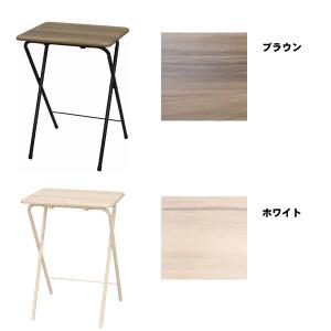 テーブル 折りたたみ ミニテーブル ハイ 木製...の詳細画像5