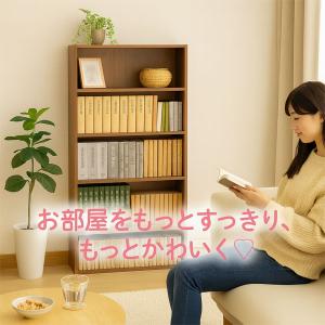 コミックラック 5段 スリム本棚 約190冊収...の詳細画像3