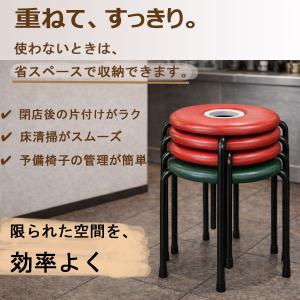 日本製 ドーナツ椅子 丸椅子 スツール スタッ...の詳細画像5