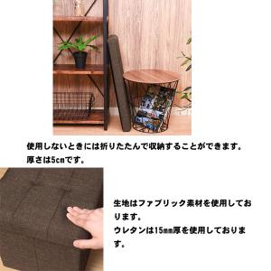 スツール 収納 収納スツール ワイド 幅60c...の詳細画像3