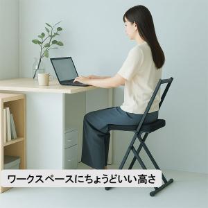 折りたたみ椅子 無段階 高さ調節チェア 軽量 ...の詳細画像4