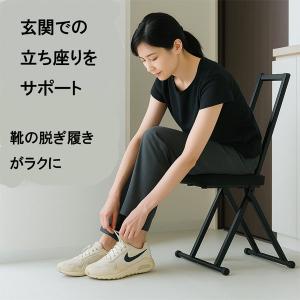 折りたたみ椅子 無段階 高さ調節チェア 軽量 ...の詳細画像5