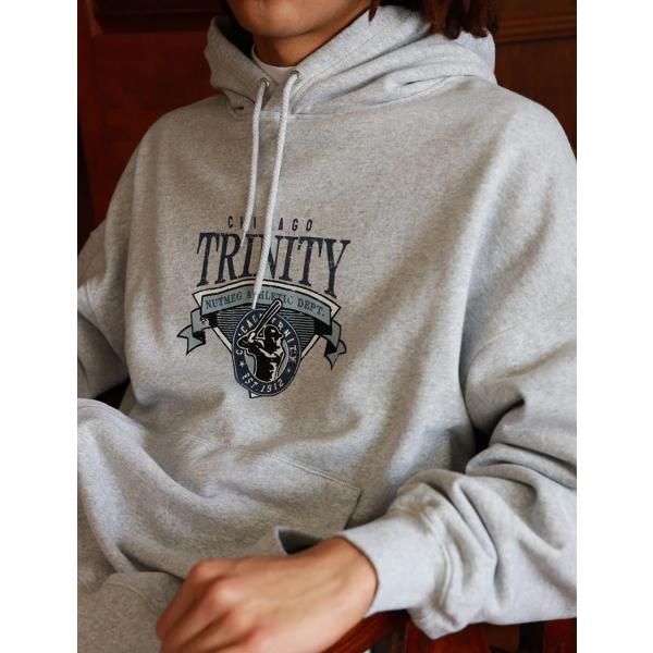 NUTMEG 公式 CHICAGO TRINITY BIGプルパーカー メンズ レディース USAコ...