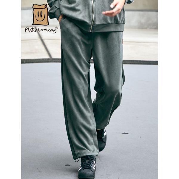 Philip Lumbang 公式 トラックパンツ スエードタッチ フィリップランバン ストリート ...