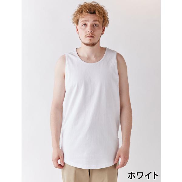 Goodwear 公式 タンクトップ メンズ レディース 7.6オンス USAコットン ロング丈 無...