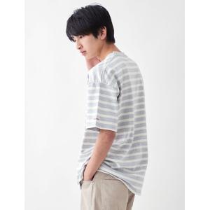 Goodwear 公式 ボーダーBIGT メン...の詳細画像5